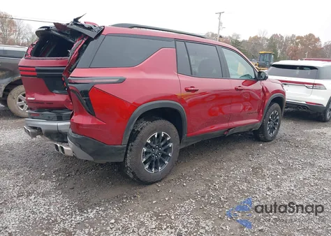 2025 Chevrolet Traverse Awd Z71 из США, поврежденный, VIN 1GNEVJRS3SJ208329